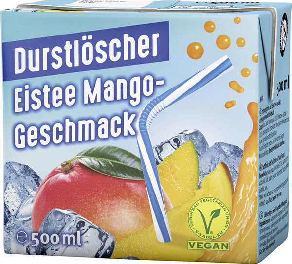 Durstlöscher Eistee Mango 0,5l