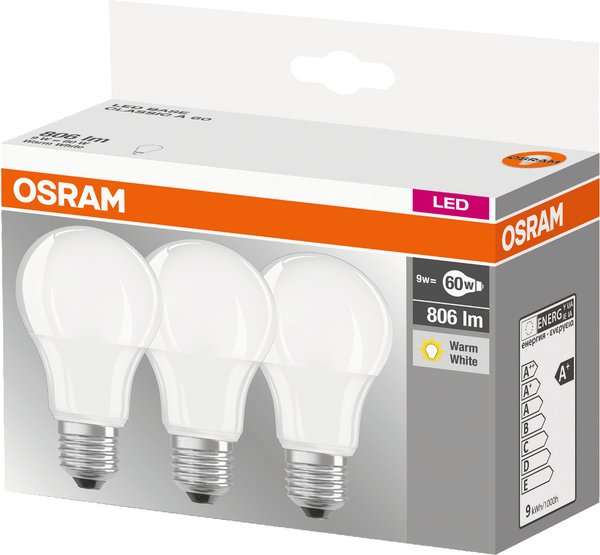 Osram LED 806 Im 60 Watt 3 Stück