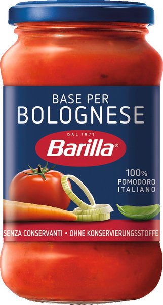 Barilla Pastasauce Base per Bolognese 400g Barilla Pastasauce Base per Bolognese 400g