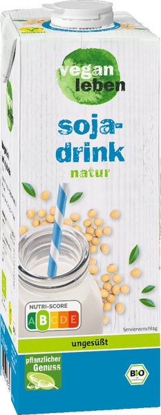 vegan leben Bio Sojadrink 1l