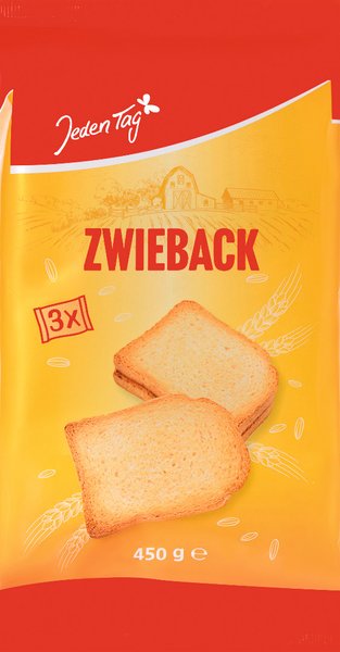 Jeden Tag Zwieback 450g