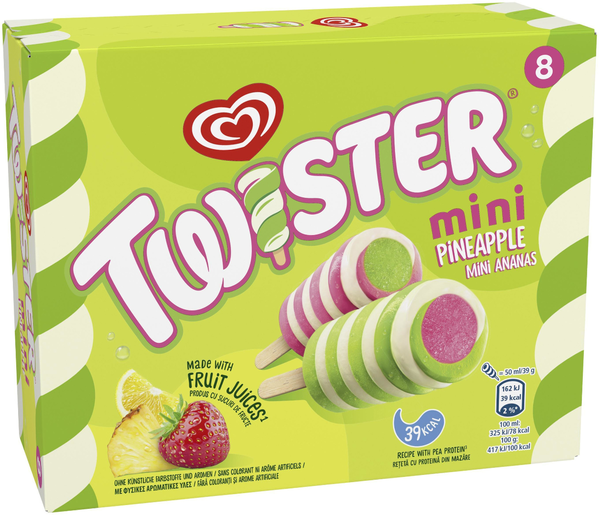 Twister Mini Pineapple 8x50ml