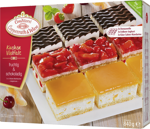 Conditorei Coppenrath & Wiese Kuchenvielfalt fruchtig & schokoladig 840g