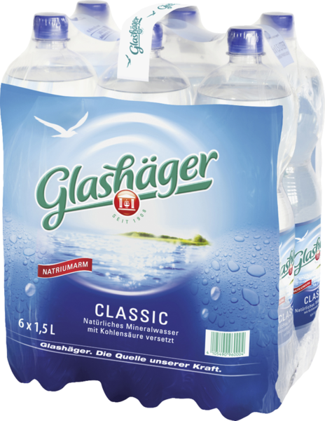 Glashäger Mineralwasser Classic 6/1,5l