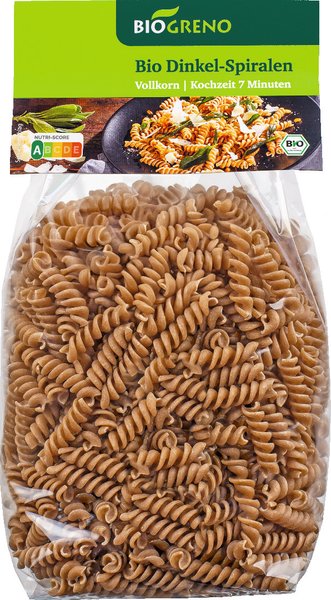 Biogreno Dinkel-Spiralen Vollkorn 500g