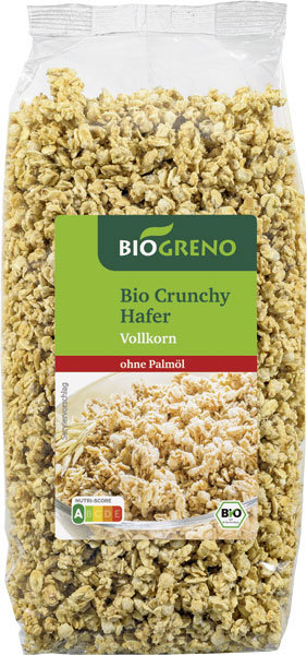 Biogreno Crunchy Hafer Vollkorn 500g Biogreno Crunchy Hafer Vollkorn 500g
