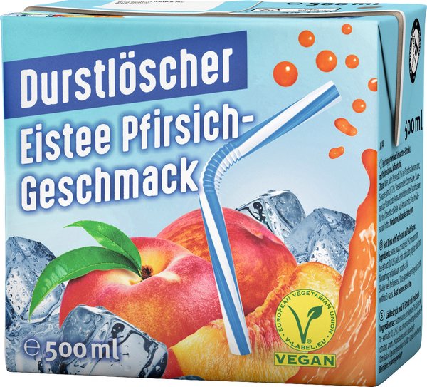 Durstlöscher Eistee Pfirsich 0,5l