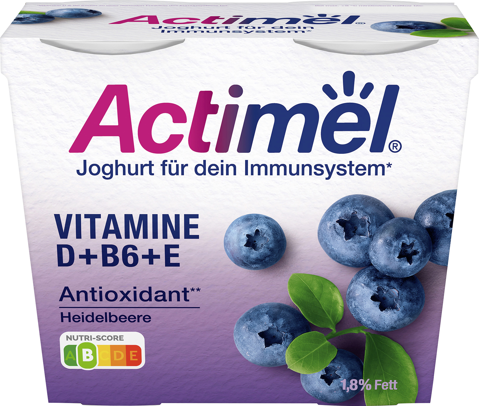 Actimel Joghurt Heidelbeere 4x115g Actimel Joghurt Heidelbeere 4x115g