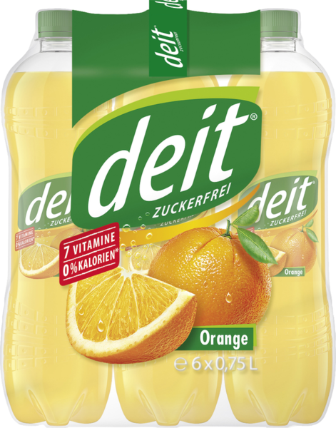 Deit Orange zuckerfrei 6/0,75l Deit Orange zuckerfrei 6/0,75l