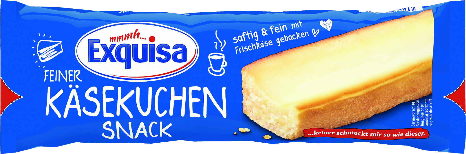 Exquisa Feiner Käsekuchen Snack Natur 70g