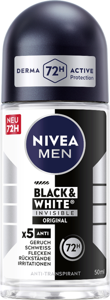 Nivea Men Deo Roll-On Black & White 50ml