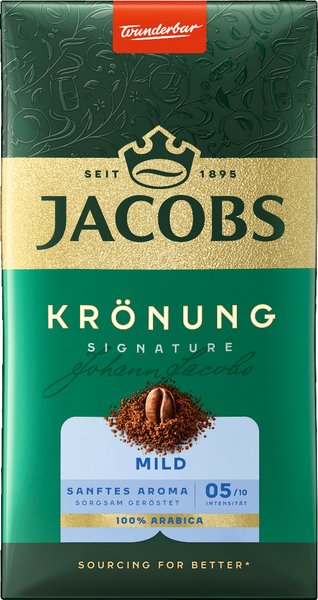 Jacobs Krönung Kaffee mild gemahlen 500g Jacobs Krönung Kaffee mild gemahlen 500g