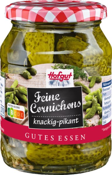 Hofgut Feine Cornichons 370ml