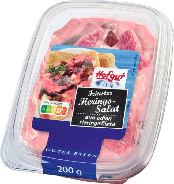 Hofgut Feinster Heringssalat rot 200g