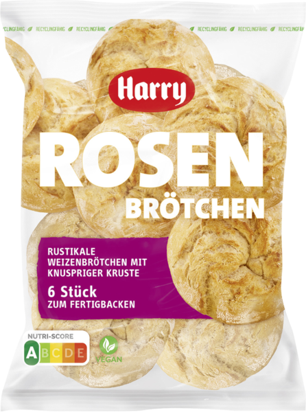 Harry Rosenbrötchen 6 Stück 510g Harry Rosenbrötchen 6 Stück 510g