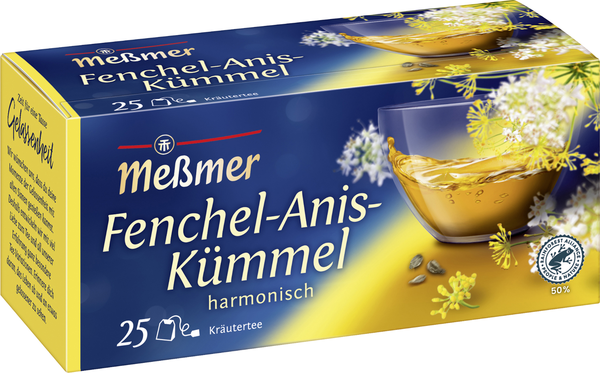 Meßmer Fenchel-Anis-Kümmel 25 Beutel Meßmer Fenchel-Anis-Kümmel 25 Beutel