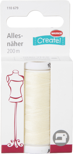 Wenco Create! Garn 200m wollweiß 