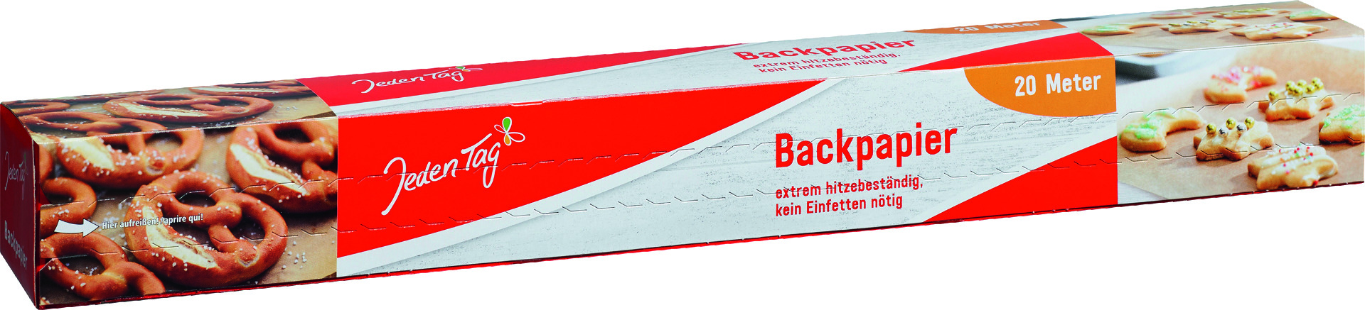 Jeden Tag Backpapier 20m
