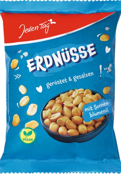 Jeden Tag Erdnüsse geröstet & gesalzen 200g