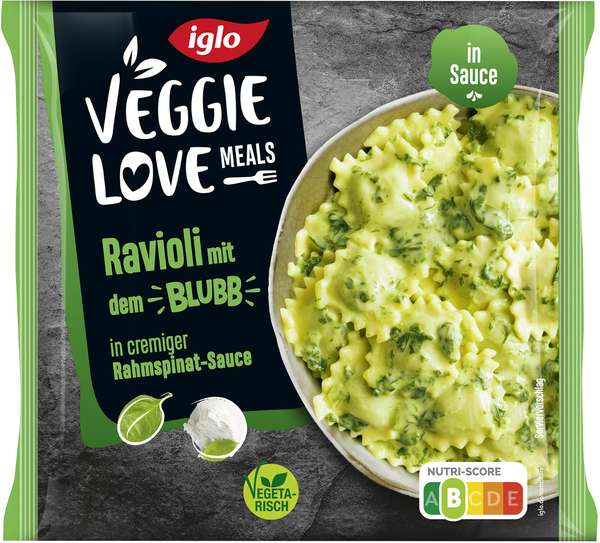 iglo Ravioli mit dem Blubb 450g iglo Ravioli mit dem Blubb 450g