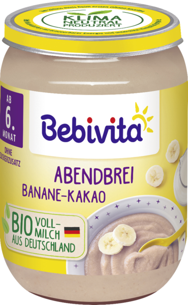 Bebivita Abendbrei Banane-Kakao 190g