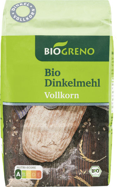 Biogreno Dinkelmehl Vollkorn 1kg Biogreno Dinkelmehl Vollkorn 1kg