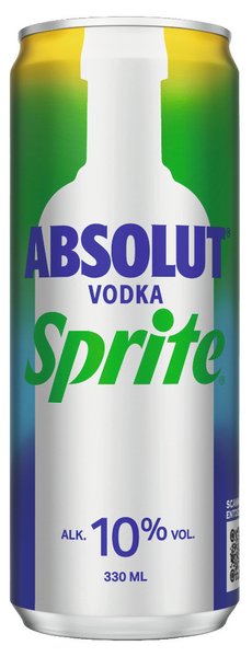 Absolut Vodka Sprite 10% 0,33l Absolut Vodka Sprite 10% 0,33l