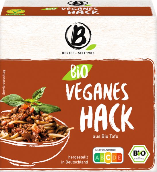 Berief Bio Veganes Hack 180g