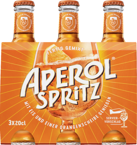 Aperol Spritz 10,5% vol. 3x0,2l Aperol Spritz 10,5% vol. 3x0,2l