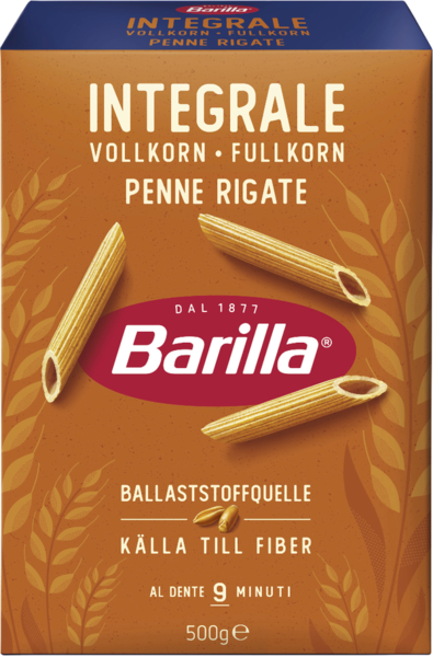 Barilla Integrale Vollkorn Penne Rigate 500g Barilla Integrale Vollkorn Penne Rigate 500g