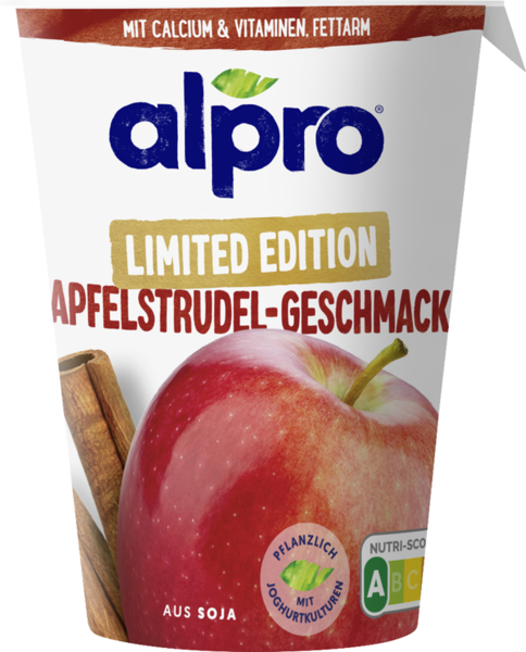 Alpro Joghurtalternative auf Sojabasis Apfelstrudel-Geschmack 400g