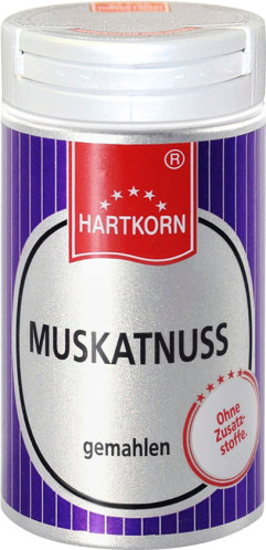 Hartkorn Muskat gemahlen 32g