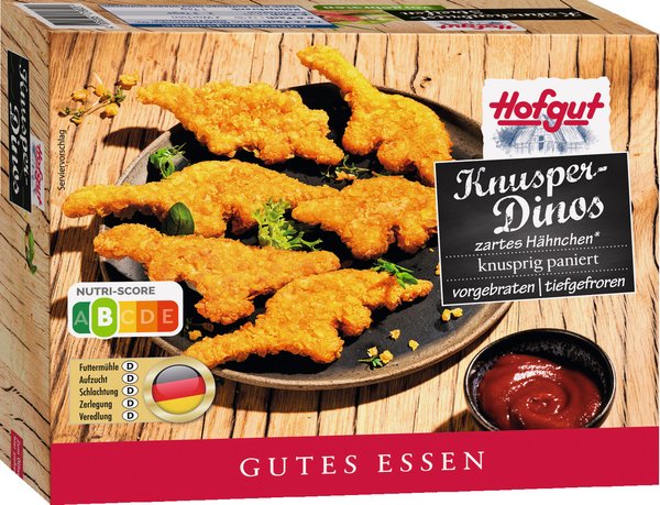 Hofgut Knusper-Dinos Hähnchen 400g