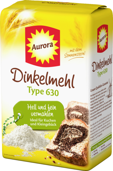 Aurora Dinkelmehl Type 630 1kg Aurora Dinkelmehl Type 630 1kg