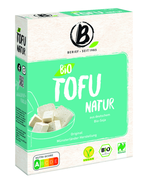 Berief Naturland Bio Tofu Natur 2x200g Berief Naturland Bio Tofu Natur 2x200g