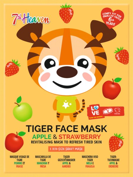 7th Heaven Tuchmaske Tiger Apfel und Erdbeere