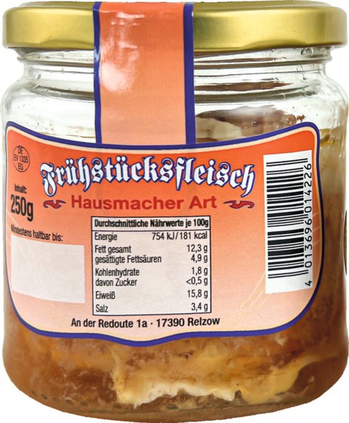 Anklammer Frühstücksfleisch Hausmacher Art 250g