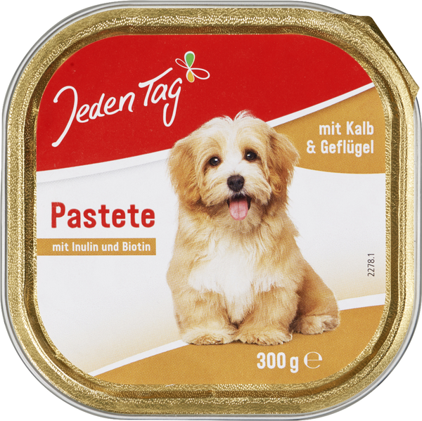 Jeden Tag Pastete mit Kalb & Geflügel 300g Jeden Tag Pastete mit Kalb & Geflügel 300g
