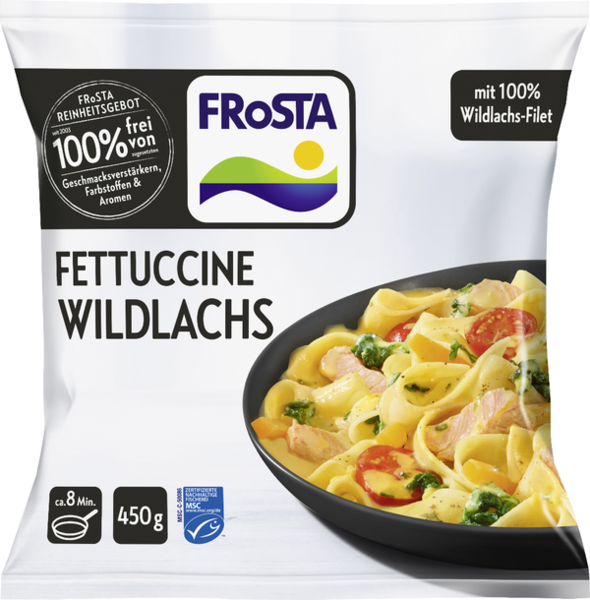 Frosta Fettuccine Wildlachs 450g Frosta Fettuccine Wildlachs 450g