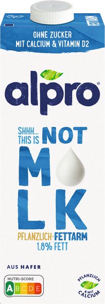 Alpro Not Milk Haferdrink 1,8% 1l