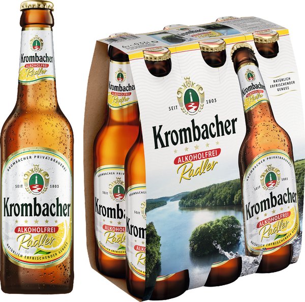 Krombacher Radler alkoholfrei 6/0,33l