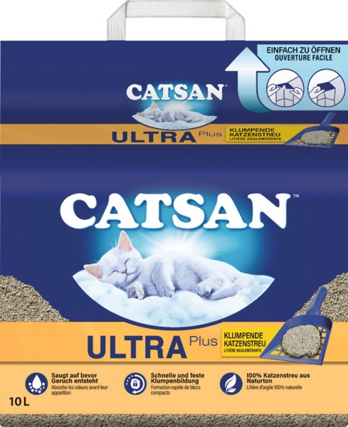 Catsan ultra Plus Klumpende Katzenstreu 10l Catsan ultra Plus Klumpende Katzenstreu 10l